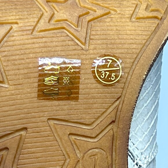 Dirty Laundry Womens Size 7 Unite Gray Snakeskin Western Ankle Boots Shoes‎ - Picture 13 of 16